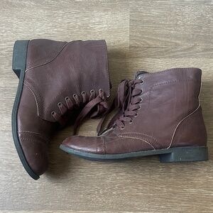 Rampage Women’s Brown Lace Up Boots